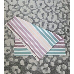 Lululemon Triplet Twin Stripe Heathered Angel Wing Multi Vinyasa Scarf OS